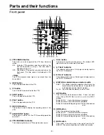 Предварительный просмотр 6 страницы Panasonic AJ-BS900 Operation Instructions Manual