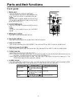 Preview for 4 page of Panasonic AJ-BS900P Operating Instructions Manual