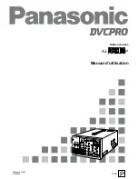 Preview for 23 page of Panasonic AJ-BS900P Operating Instructions Manual