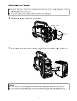 Preview for 8 page of Panasonic AJ-CA910P Operating Instructions Manual