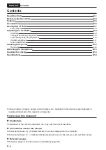 Preview for 6 page of Panasonic AJ-CVF50G Operating Instructions Manual