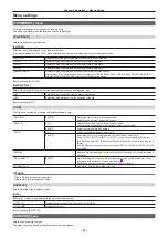 Preview for 62 page of Panasonic AJ-CX4000 Operating Instructions Manual