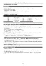 Preview for 126 page of Panasonic AJ-CX4000 Operating Instructions Manual