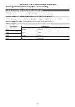 Preview for 138 page of Panasonic AJ-CX4000 Operating Instructions Manual