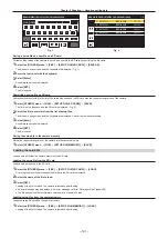 Preview for 161 page of Panasonic AJ-CX4000 Operating Instructions Manual