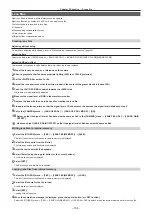 Preview for 164 page of Panasonic AJ-CX4000 Operating Instructions Manual