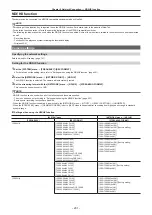 Preview for 201 page of Panasonic AJ-CX4000 Operating Instructions Manual