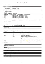 Preview for 62 page of Panasonic AJ-CX4000G Operating Instructions Manual