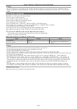 Preview for 125 page of Panasonic AJ-CX4000G Operating Instructions Manual