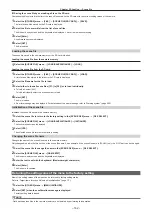 Preview for 162 page of Panasonic AJ-CX4000G Operating Instructions Manual