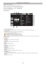 Preview for 169 page of Panasonic AJ-CX4000G Operating Instructions Manual