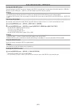 Preview for 200 page of Panasonic AJ-CX4000G Operating Instructions Manual