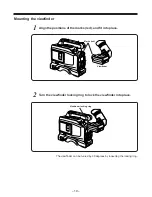 Предварительный просмотр 19 страницы Panasonic AJ-D215P Operating Instructions Manual