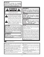 Preview for 2 page of Panasonic AJ-D250 Operating Instructions Manual