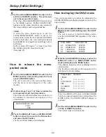 Preview for 26 page of Panasonic AJ-D250P Operating Instructions Manual