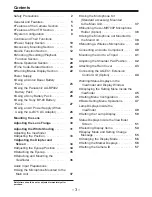 Preview for 3 page of Panasonic AJ-D400 Operating Instructions Manual