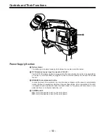 Preview for 10 page of Panasonic AJ-D400 Operating Instructions Manual