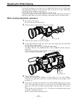 Preview for 31 page of Panasonic AJ-D400 Operating Instructions Manual