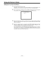 Preview for 71 page of Panasonic AJ-D400 Operating Instructions Manual