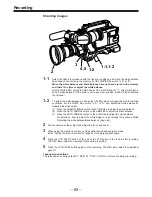 Preview for 83 page of Panasonic AJ-D400 Operating Instructions Manual