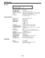 Preview for 124 page of Panasonic AJ-D400 Operating Instructions Manual