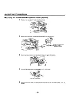 Предварительный просмотр 42 страницы Panasonic AJ-D400P Operating Instructions Manual