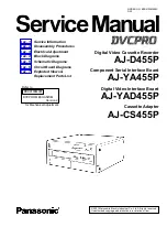 Panasonic AJ-D455P Service Manual preview