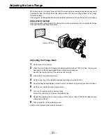 Предварительный просмотр 31 страницы Panasonic AJ-D610WBp Operating Instructions Manual