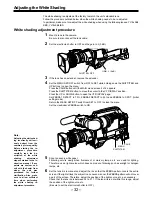 Предварительный просмотр 32 страницы Panasonic AJ-D610WBp Operating Instructions Manual