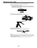 Предварительный просмотр 42 страницы Panasonic AJ-D610WBp Operating Instructions Manual