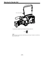 Предварительный просмотр 43 страницы Panasonic AJ-D610WBp Operating Instructions Manual