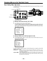 Предварительный просмотр 52 страницы Panasonic AJ-D610WBp Operating Instructions Manual