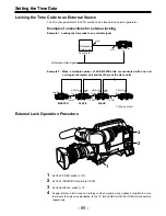 Preview for 85 page of Panasonic AJ-D610WBp Operating Instructions Manual