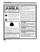 Preview for 2 page of Panasonic AJ-D810A Operating Instructions Manual