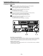 Предварительный просмотр 34 страницы Panasonic AJ-D850P Operating Instructions Manual