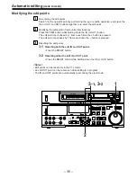 Предварительный просмотр 36 страницы Panasonic AJ-D850P Operating Instructions Manual