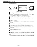 Предварительный просмотр 43 страницы Panasonic AJ-D850P Operating Instructions Manual