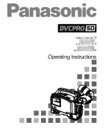 Panasonic AJ-D900WAP Operating Instructions Manual preview