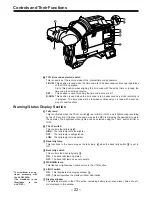 Предварительный просмотр 22 страницы Panasonic AJ-D900WAP Operating Instructions Manual