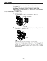 Предварительный просмотр 23 страницы Panasonic AJ-D900WAP Operating Instructions Manual