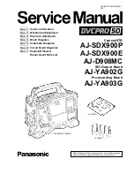 Panasonic AJ-D908MC Service Manual предпросмотр