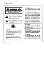 Preview for 2 page of Panasonic AJ-D910 Operating Instructions Manual