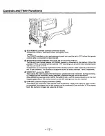 Preview for 17 page of Panasonic AJ-D910 Operating Instructions Manual