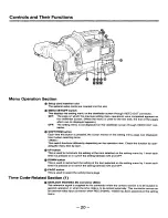 Preview for 20 page of Panasonic AJ-D910 Operating Instructions Manual