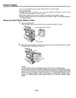 Preview for 23 page of Panasonic AJ-D910 Operating Instructions Manual