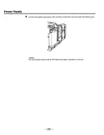 Preview for 25 page of Panasonic AJ-D910 Operating Instructions Manual