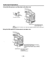 Preview for 40 page of Panasonic AJ-D910 Operating Instructions Manual