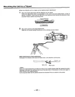 Preview for 42 page of Panasonic AJ-D910 Operating Instructions Manual