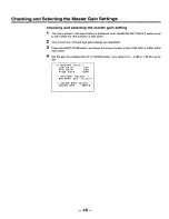 Preview for 48 page of Panasonic AJ-D910 Operating Instructions Manual