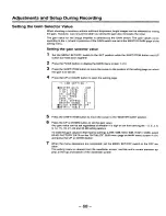 Preview for 68 page of Panasonic AJ-D910 Operating Instructions Manual